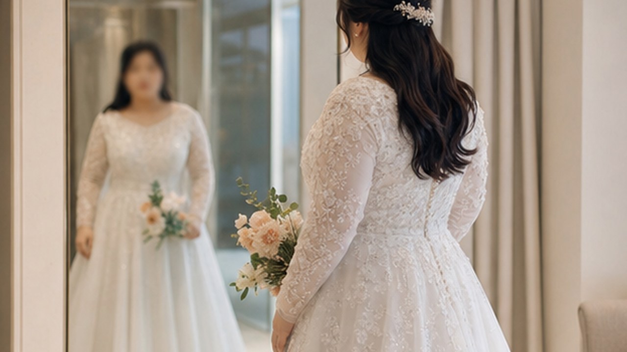 긴소매 드레스, 안 더울까